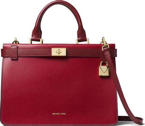 michael michael kors tatiana medium leather satchel|Michael Kors Tatiana Medium Leather Satchel.